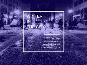 Winter expo Card