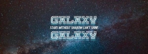 shine, space, cielo, Galaxy Stars Facebook Cover Template