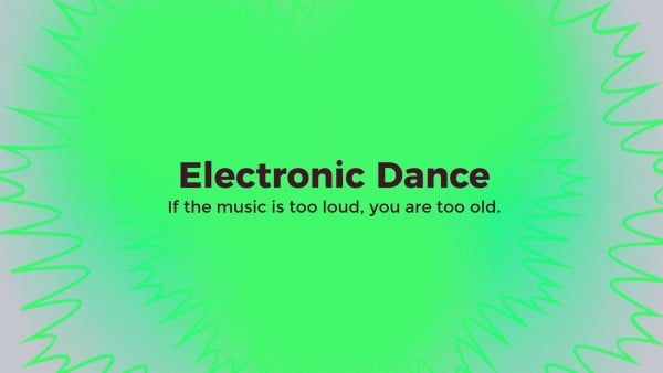 Green Electronic Dance EDM Mixes Wallpaper