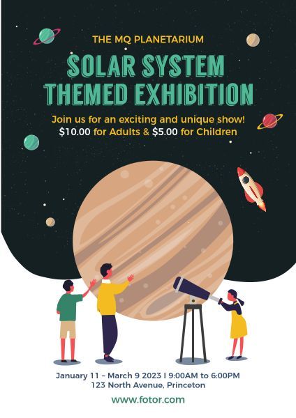 Space Exhibition Poster