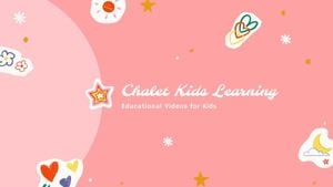 youtube end screen, end cards, end screen, Pink Cute And Sweet Girls Youtube Channel Art Template