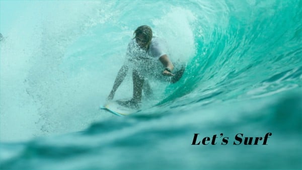 Surfing Computer Wallpaper Template