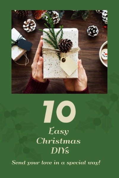 简单的圣诞礼物提示 Pinterest短帖