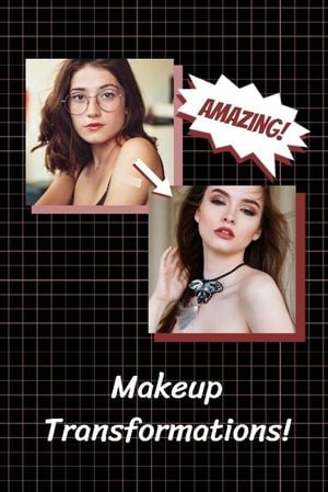 Makeup Transformation Pinterest Post