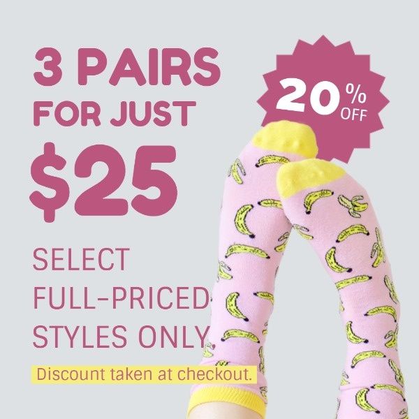 socks, sale, clothes, Created By The Fotor Team Instagram Post Template