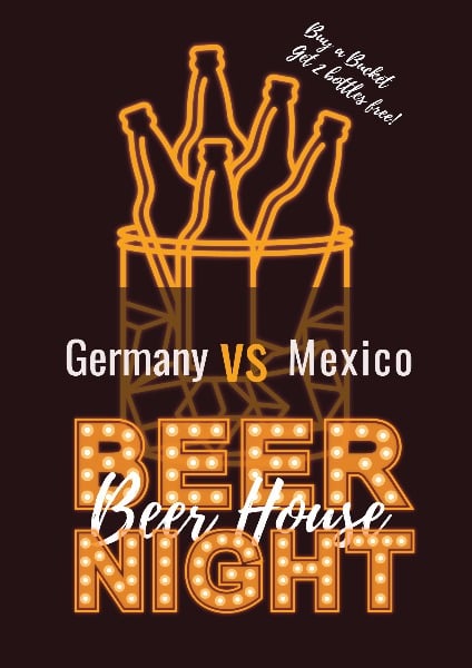 Beer night Poster