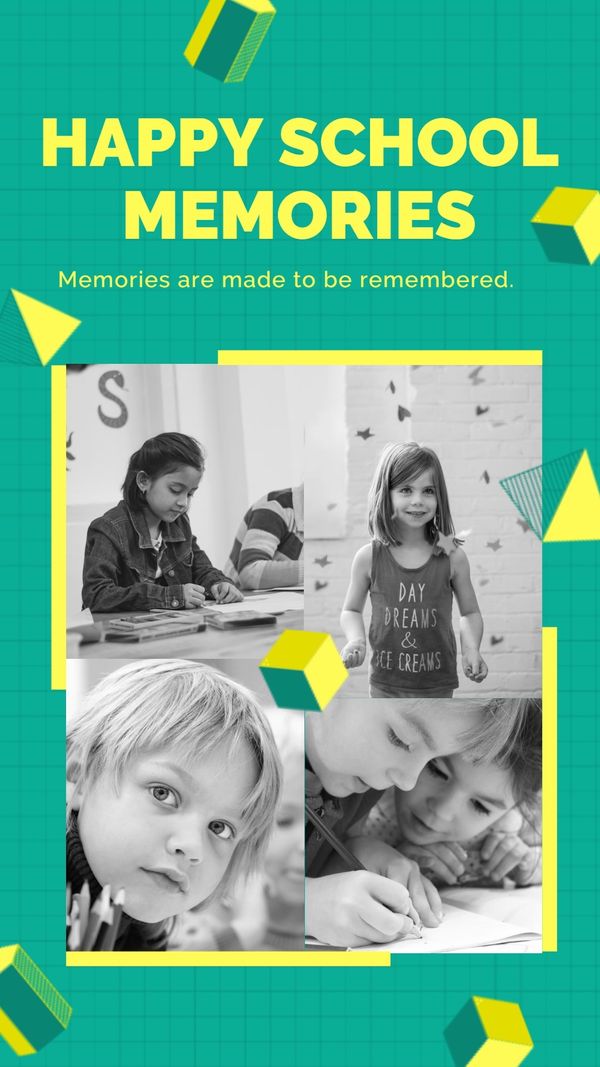 yearbook, school, kids, Created By The Fotor Team Template