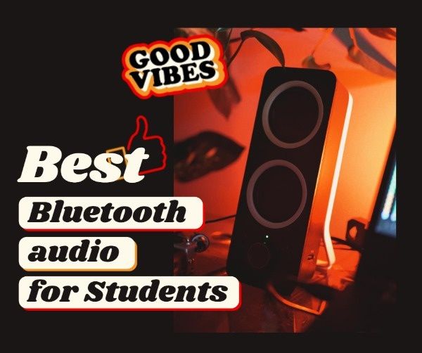 eletronics, appliance, blogging, Best Bluetooth Audio Review Facebook Post Template