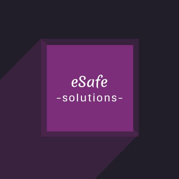 technology, internet, online, Purple Anti-virus Software Logo Template