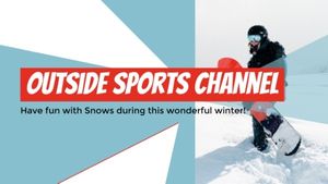 winter, life, season, Outside Sports Channel Youtube Channel Art Template