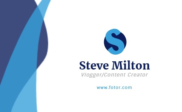 Created By The Fotor Team Business Card