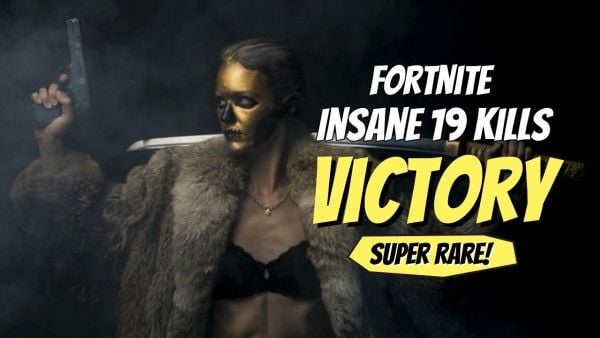 youtube end screen, end cards, end screen, Black Fortnight Victory Youtube Thumbnail Template