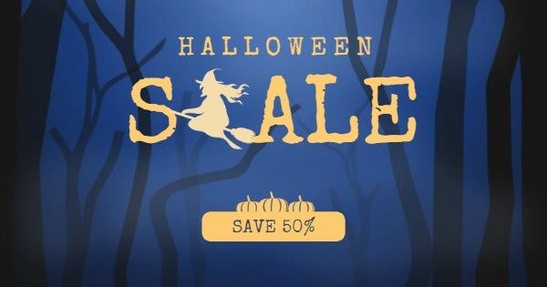 sales, business, promotion, Halloween Marketing Sale Banner Ads Facebook Ad Medium Template