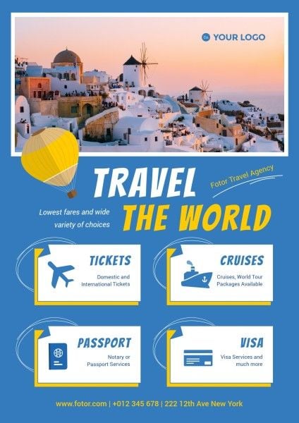tour, journey, tourism, Travel Agency Advertisement Poster Template