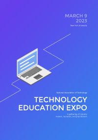 科技教育博览会 英文海报