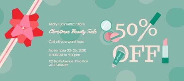 Vente beauté de Noël