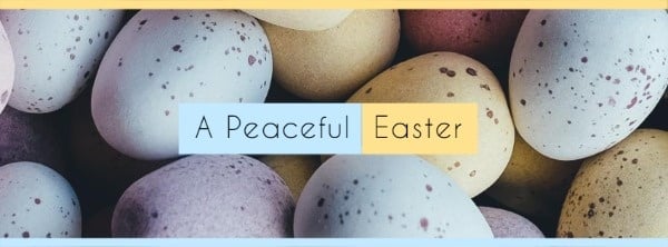 和平的复活节 Facebook封面