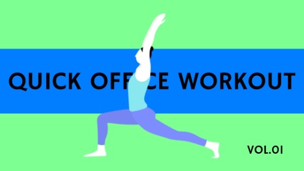 Simple Office Workout Tutorial Youtube Thumbnail