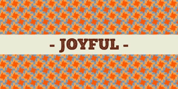 quote, new year, happy, Orange Joyful Wallpaper Twitter Post Template