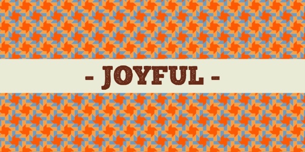 Orange Joyful Wallpaper Twitter Post
