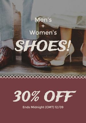 fashion, shoeware, promotion, Created By The Fotor Team Poster Template