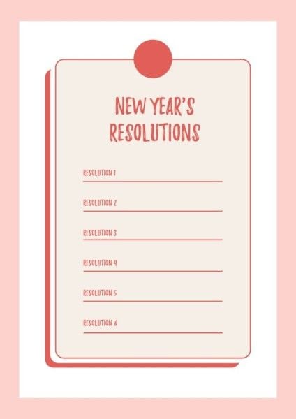 Pink New Year Planner Planner
