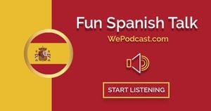 Spanish Talk Podcast Facebook Ad Medium