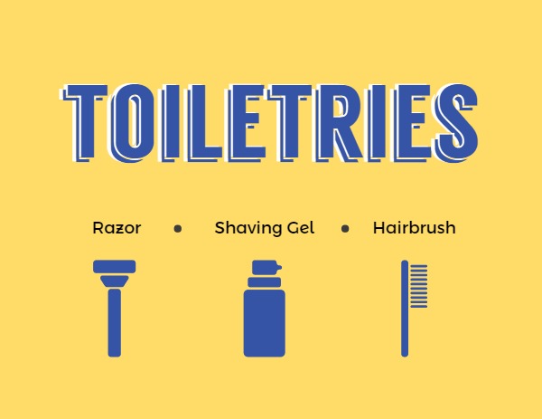 Customizable Toiletries Tools Label Templates | Fotor Graphic Designer