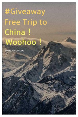 journey, tour, tourist, Giveaway Pinterest Post Template