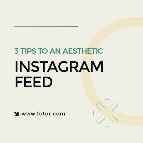 ソフトグリーンシンプルな抽象的なソーシャルメディアマーケティングのヒント Instagram投稿