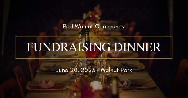 Fundarising Dinner Facebook Event Cover Facebook Event Cover