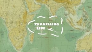 youtuber, video, airplane, Travelling Life Youtube Channel Art Template