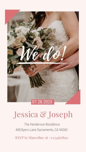 ceremony, engagement, proposal, We Will Say I DO In Our Wedding  Instagram Story Template