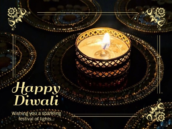 Happy Diwali Festival Card