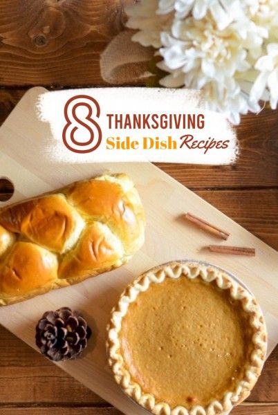 food, guide, tutorial, Thanksgiving Side Dish Recipes Pinterest Post Template