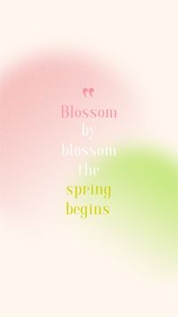 abstract, beige beige, Beige Gradient Spring Quote Instagram Story Template