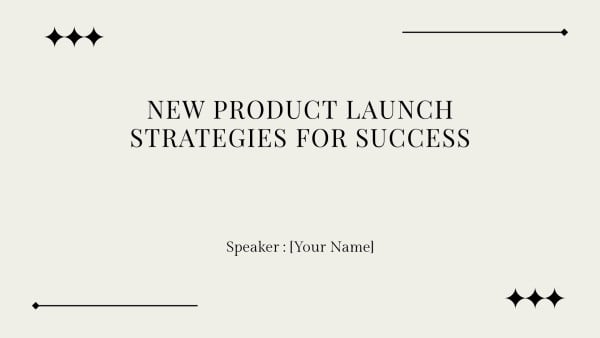 Beige Aesthetic New Product Launch Strategies Presentation