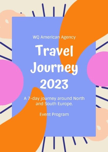 place of interest, travel agency, journey, Travel Around The World Poster Template