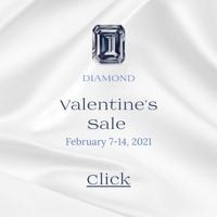 情人节钻石销售礼品优惠券 Instagram广告