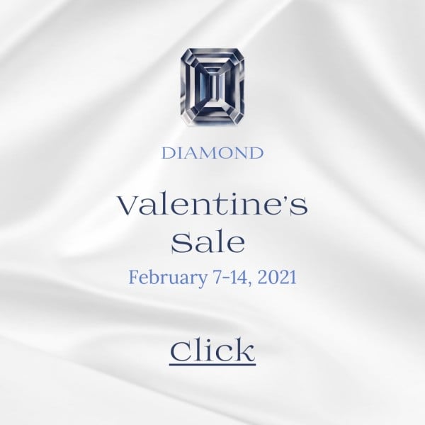 Valentine's Diamond Sale Gift Coupon Instagram Ad