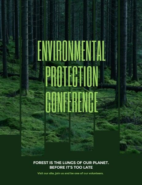 desert, environment protection, forest, Environmental Protection Conference Program Template