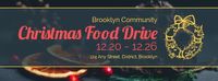 黑色圣诞食品驱动器 Facebook封面