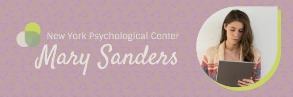 center, career, company, Psychological Doctor Profile Banner Twitter Cover Template