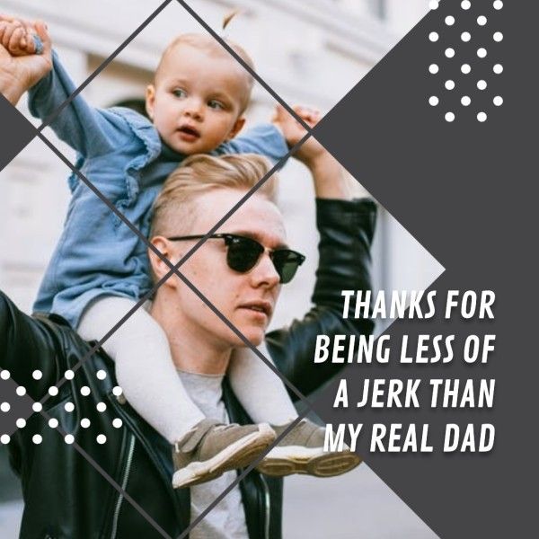 dad, wish, celebration, Happy Fathers Day Instagram Post Template