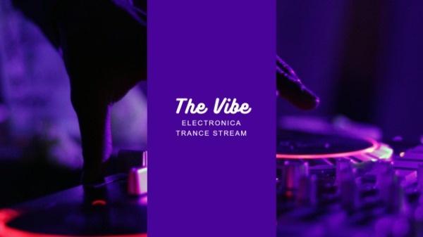 Purple DJ Music Channel Youtube Channel Art