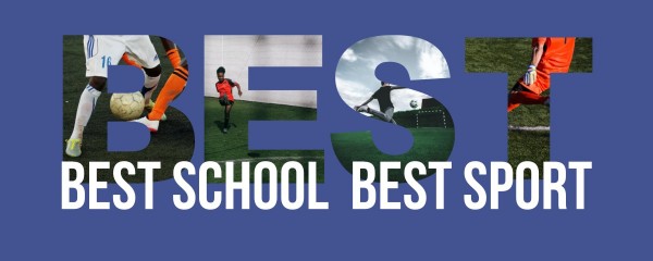 Blue School Football Training Twitch Banner