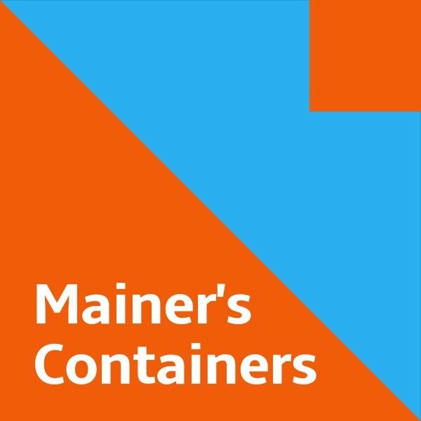 e-commerce, e-shop, vector, Mainer's Containers Blue ETSY Shop Icon Template