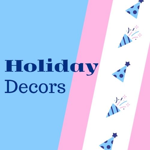 holidays, festival, celebration, Holiday Decors ETSY Shop Icon Template