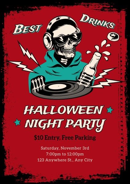 HALLOWEEN CLUB/BAR FLYER Template