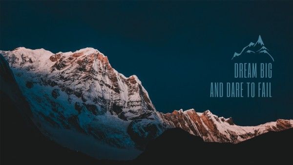 nature, simple, photo, Dark Blue Mountain Scenery Desktop Wallpaper Template